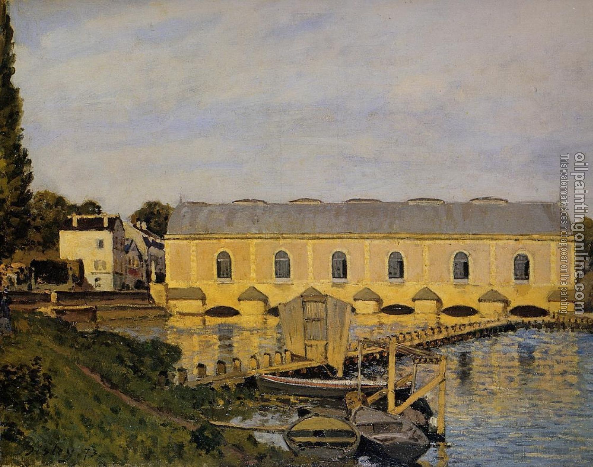 Sisley, Alfred - The Machine at Marly